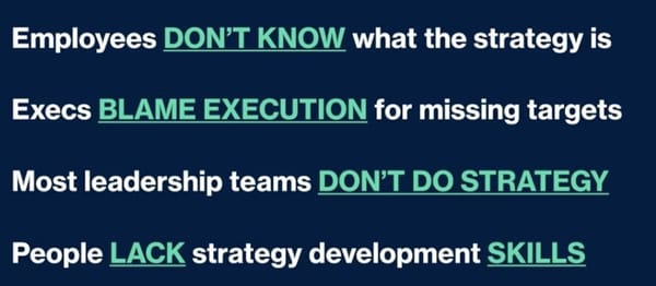 Stop Missing Revenue Targets - Execute on a Strategy that is understood.